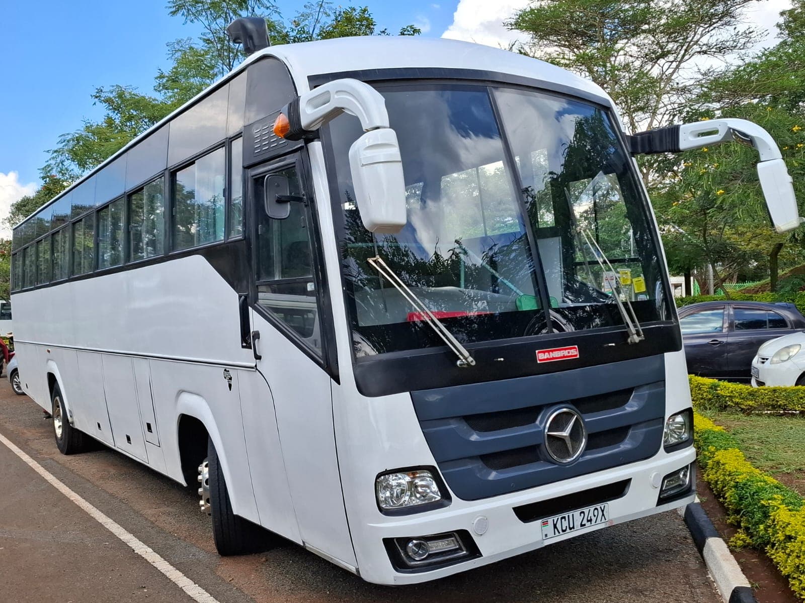 Mercedes corporate event bus in Nairobi