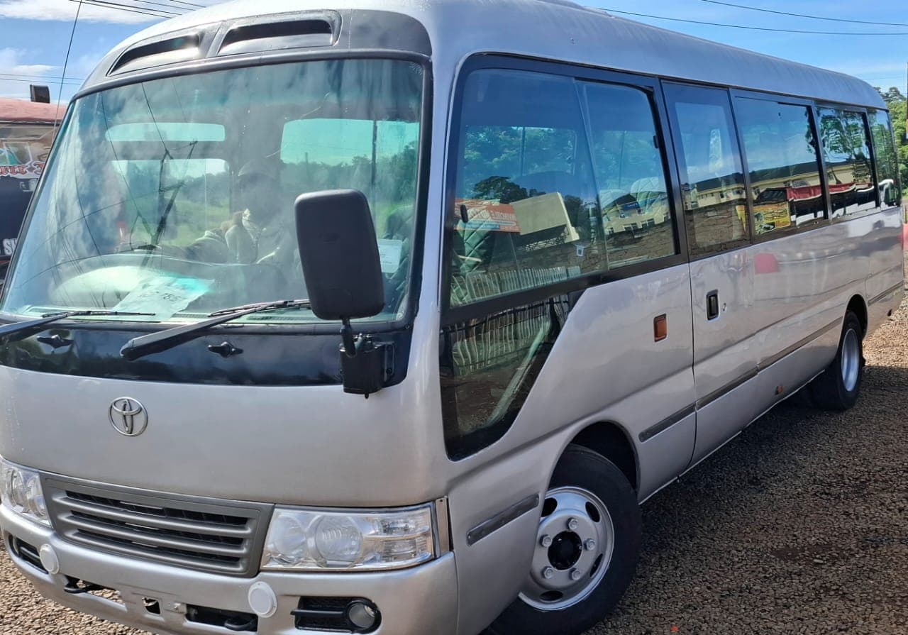 Toyota Coaster for conference and corporate event transport