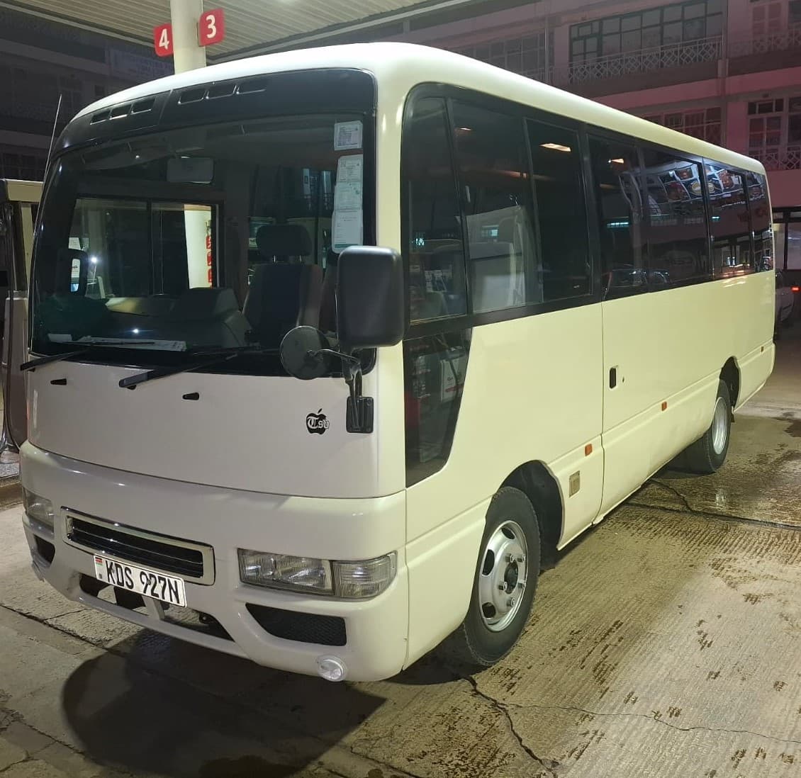 Isuzu Coaster bus for school and group transport in Kenya
