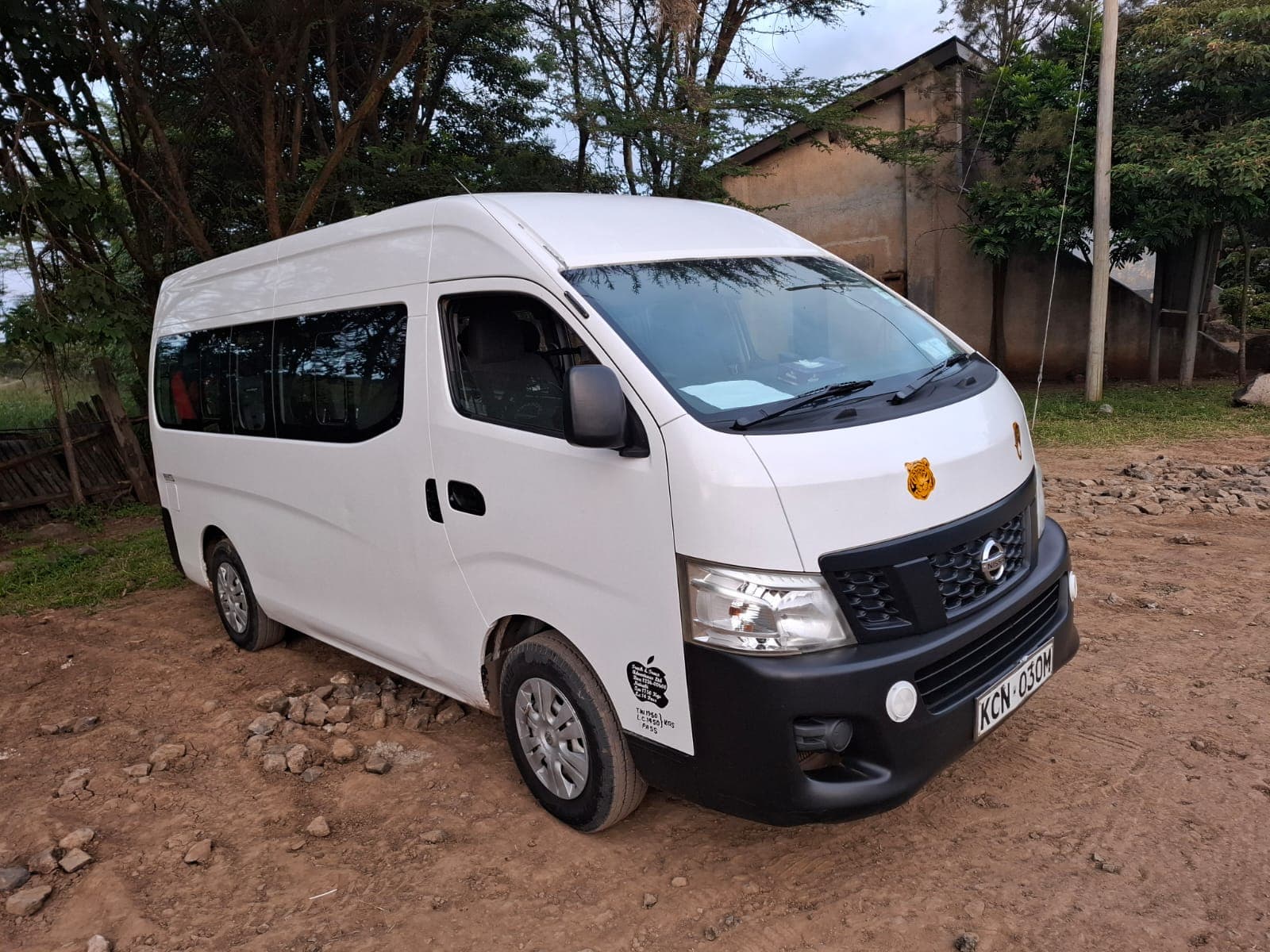 Nissan NV350 van for hotel transfers